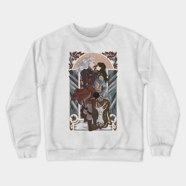 An Ice and Fire song Crewneck Sweatshirt by Sam18artworks